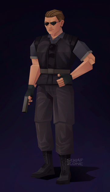 Low Poly Wesker